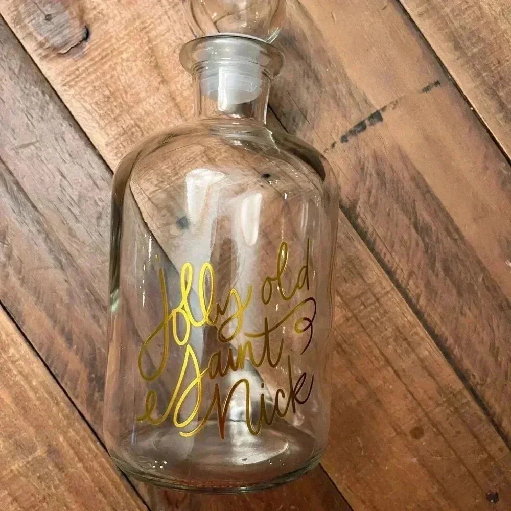 Glass Holiday Container
